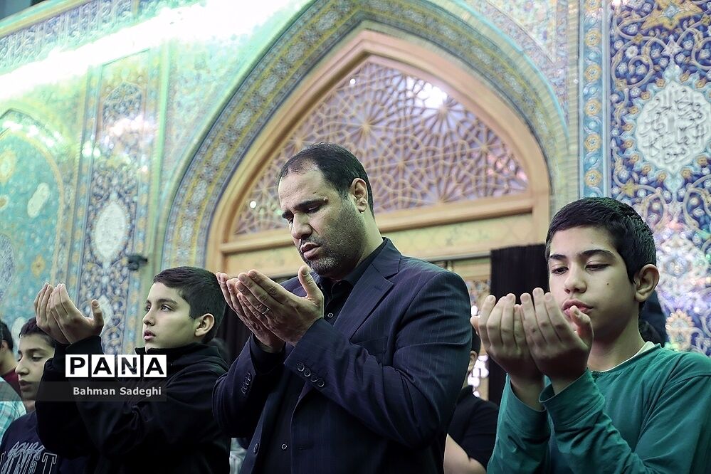 حضور وزیر آموزش و پرورش در مراسم اعتکاف دانشجومعلمان و دانش‌آموزان