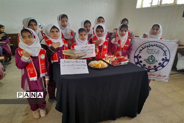 مراسم سوگواری وفات حضرت زینب در مدارس شادگان