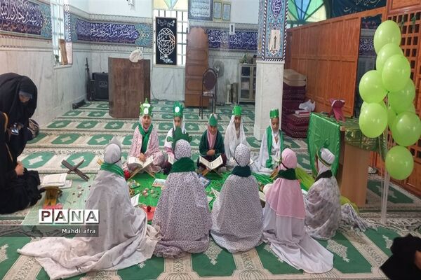 جشن قرآن در دبستان آیت الله غفاری روستای اسدآباد بهبهان