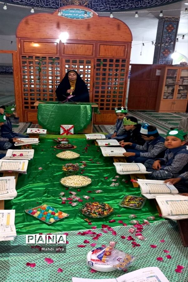 جشن قرآن در دبستان آیت الله غفاری روستای اسدآباد بهبهان