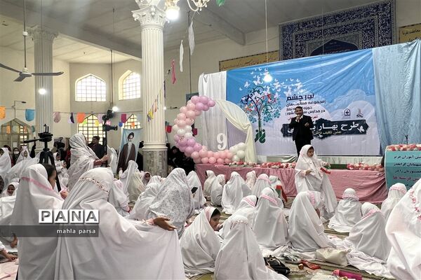 جشن تکلیف دختران مانه و سملقان در مسجد جامع