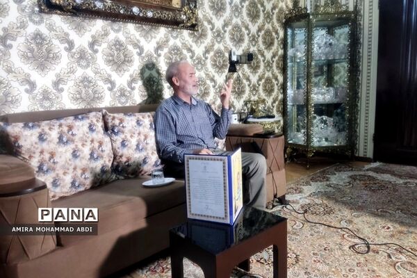 دیدار دانش‌آموزان باقرشهری با جانباز آزاده دفاع مقدس
