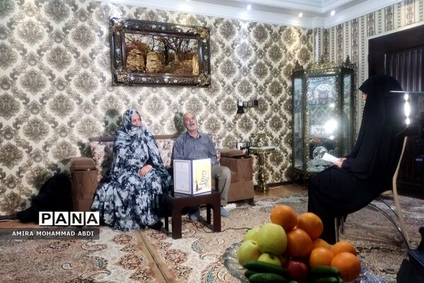 دیدار دانش‌آموزان باقرشهری با جانباز آزاده دفاع مقدس