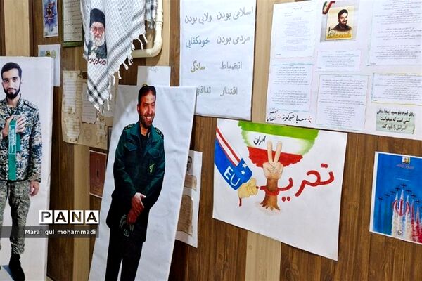 برگزاری نمایشگاه فرهنگی هنری و سفره سالم در دبیرستان پردیسان ورامین
