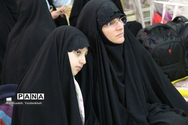 افتتاحیه مراسم معنوی اعتکاف در مسجد هجرت آموزش و پرورش ناحیه ۳ مشهد