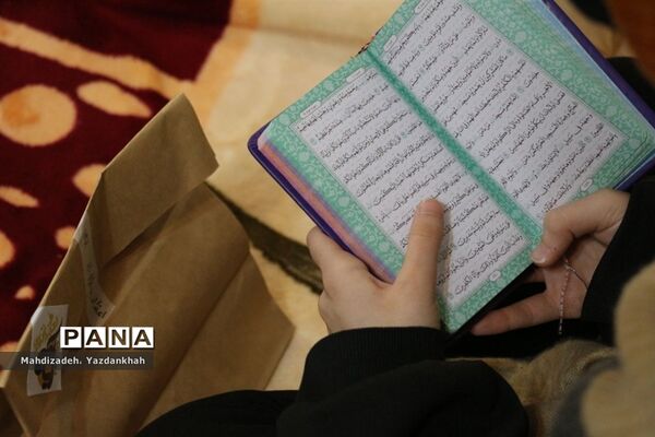 افتتاحیه مراسم معنوی اعتکاف در مسجد هجرت آموزش و پرورش ناحیه ۳ مشهد