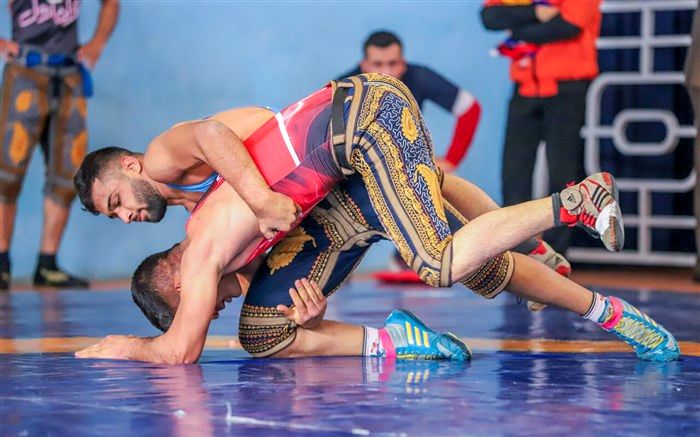 رقابت ۲۹۷کشتی گیر در دایره طلایی  رقابت‌های کشتی پهلوانی