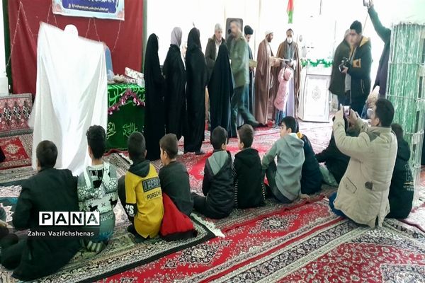 برگزاری جشن میلاد امام علی (ع) در امامزاده روستای توده شهرستان شیروان