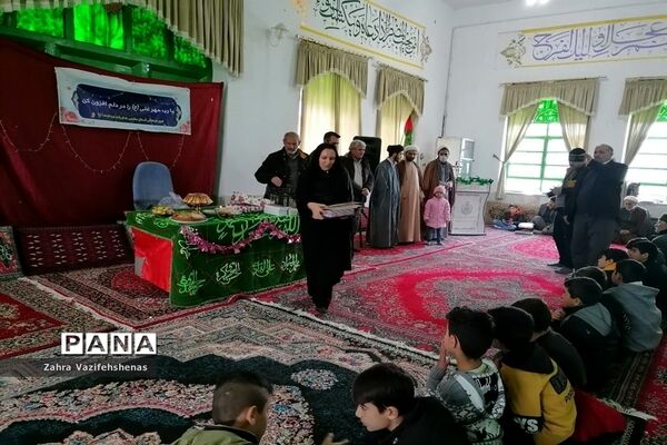 برگزاری جشن میلاد امام علی (ع) در امامزاده روستای توده شهرستان شیروان