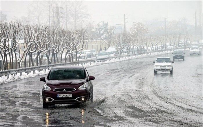 بارش برف و باران در ۸ استان