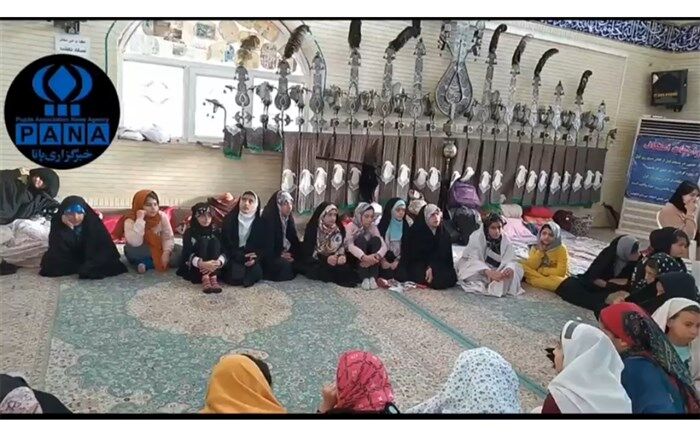 مراسم اعتکاف دانش‌آموزی در شهرستان الیگودرز برگزار شد