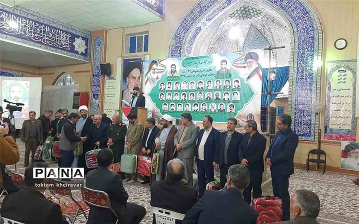 برگزاری یادواره شهدای عملیات کربلای ۵ در شهرستان شیروان‌/ فیلم