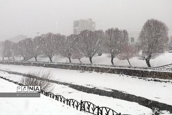 بارش برف در ارومیه