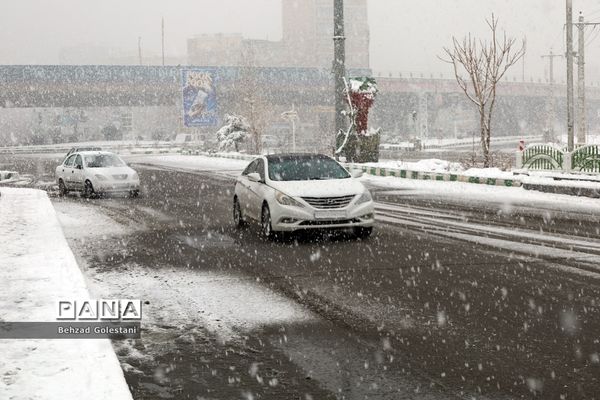 بارش برف در ارومیه