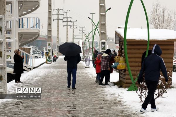 بارش برف در ارومیه