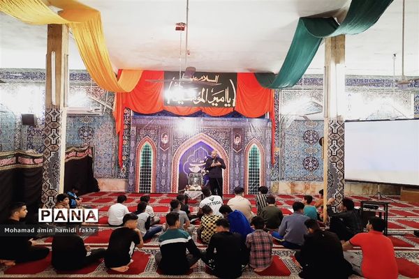 اعتکاف دانش‌آموزی در شهرستان کارون