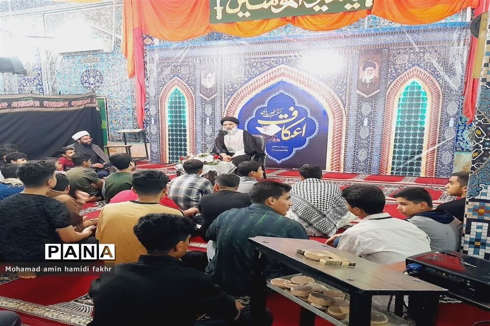 اعتکاف دانش‌آموزی در شهرستان کارون