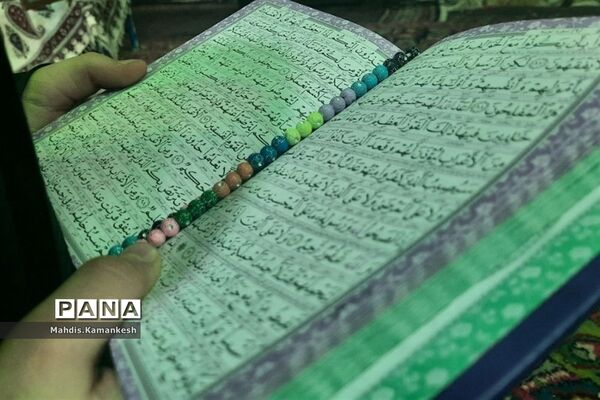 اعتکاف دانش‌آموزی در پاکدشت