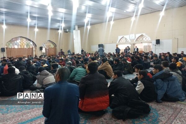 جشن تکلیف عبادی ویژه دانش‌آموزان پسر پایه نهم شهرستان پیشوا