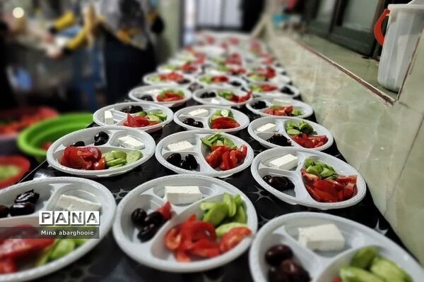 حضور دانش آموزان پسر شهرستان پیشوا در مراسم معنوی اعتکاف