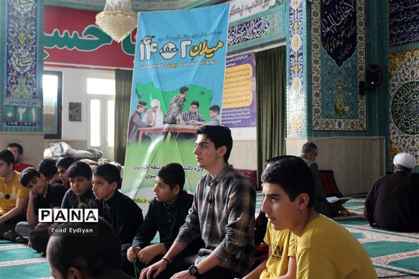 برگزاری مراسم معنوی اعتکاف در شهرستان گلبهار