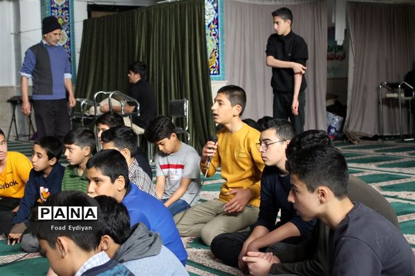 برگزاری مراسم معنوی اعتکاف در شهرستان گلبهار