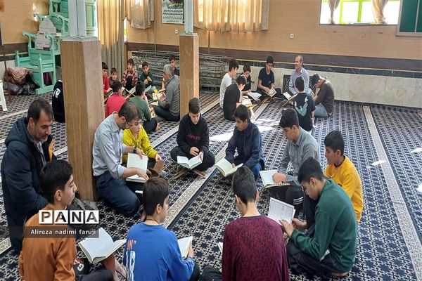 مراسم اعتکاف  در فاروج