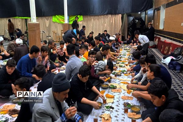 مراسم اعتکاف  در فاروج