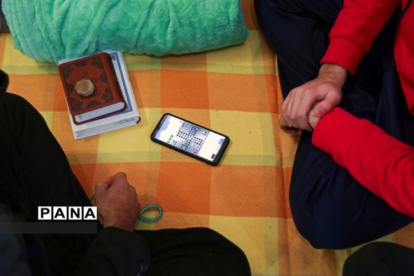 مراسم معنوی اعتکاف در  شهرکرد