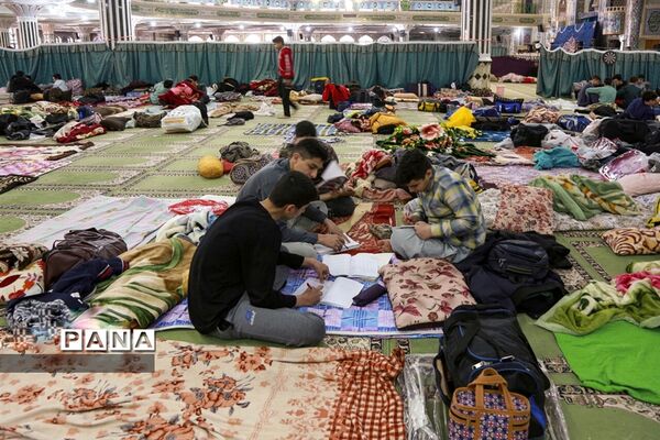 مراسم معنوی اعتکاف در  شهرکرد