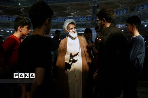 مراسم معنوی اعتکاف در  شهرکرد