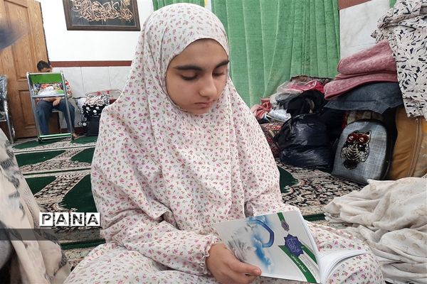 اعتکاف دانش‌آموزی دختران ناحیه شش مشهد مقدس در مسجد امام حسن  عسکری(ع)
