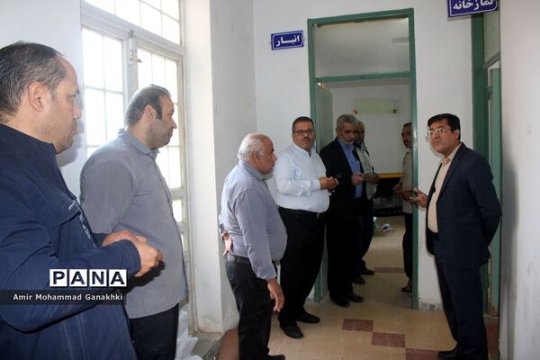 بازدید مسئولان آموزش و پرورش استان بوشهر از ساختمان جدید سازمان دانش‌آموزی استان