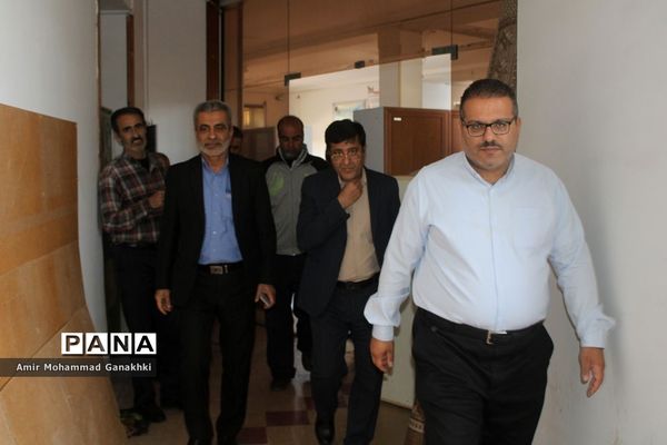 بازدید مسئولان آموزش و پرورش استان بوشهر از ساختمان جدید سازمان دانش‌آموزی استان