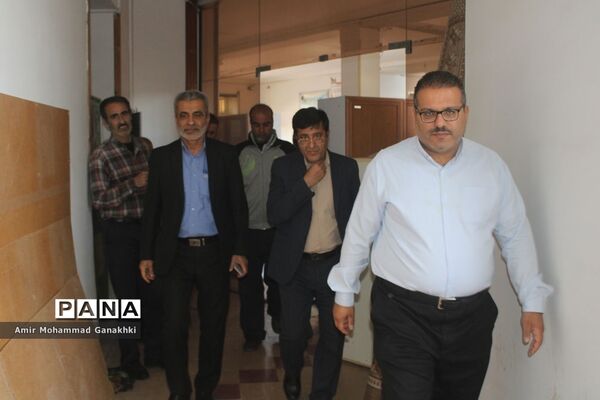 بازدید مسئولان آموزش و پرورش استان بوشهر از ساختمان جدید سازمان دانش‌آموزی استان