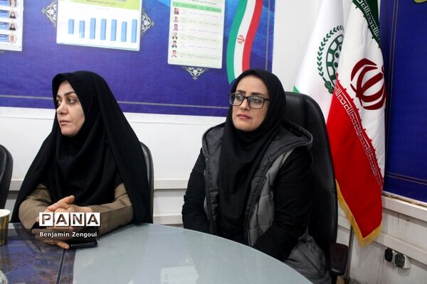 جلسه هم اندیشی سازمان دانش‌آموزی استان بوشهر با اداره نهضت سوادآموزی استان
