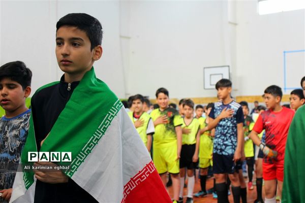 برگزاری افتتاحیه مسابقات فوتسال بین مدارس گلبهار