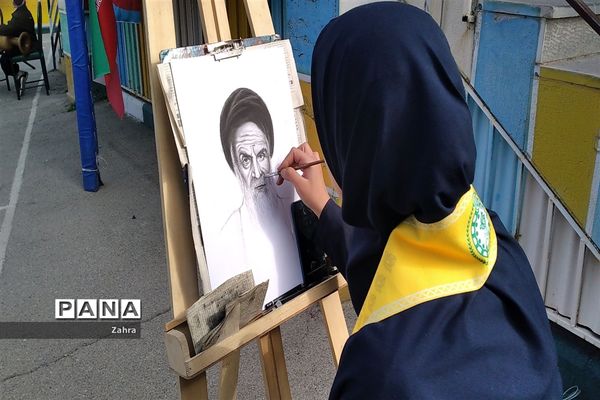 مراسم  زنگ انقلاب در مدارس جوادآباد