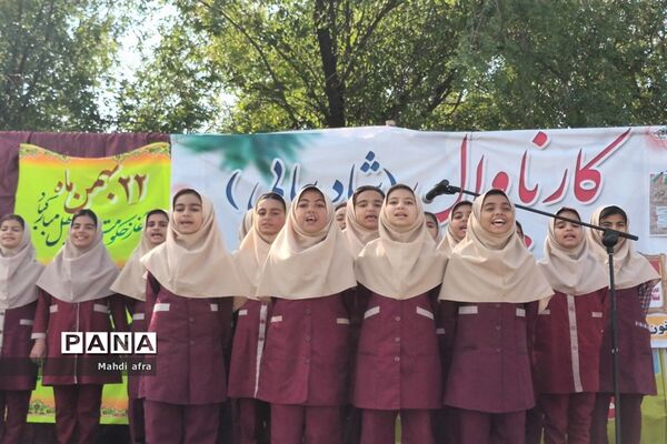 نواختن زنگ انقلاب اسلامی در مدارس شهرستان بهبهان