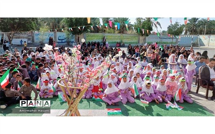 همزمان با سراسر کشور زنگ انقلاب در بخش چاه‌دادخدا نواخته شد/فیلم