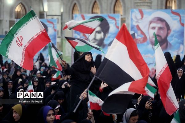 مراسم سالروز گرامیداشت  چهل‌وپنجمین دهه فجر انقلاب اسلامی