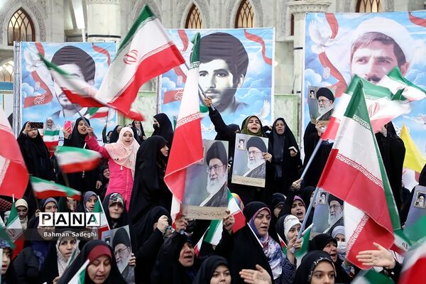 مراسم سالروز گرامیداشت  چهل‌وپنجمین دهه فجر انقلاب اسلامی