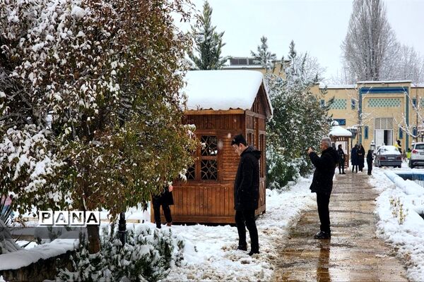 حال و هوای تهرانی ها در یک روز برفی