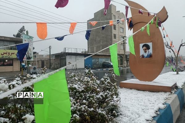 بارش برف زمستانی در فشافویه