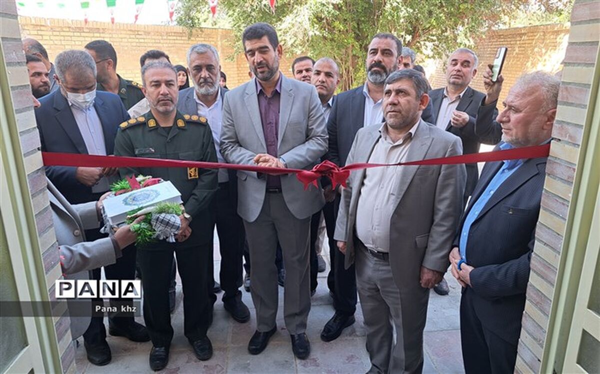 افتتاح ۳ پروژه آموزشی، ورزشی و تربیتی در رامهرمز به مناسبت دهه فجر