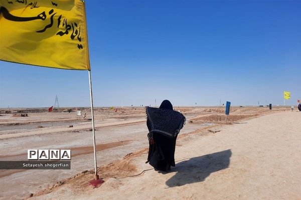 حضور دختران ناحیه ۶ مشهد در اردوی راهیان نور