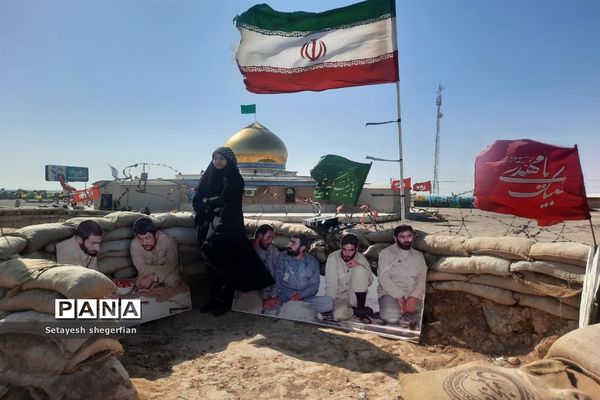 حضور دختران ناحیه ۶ مشهد در اردوی راهیان نور