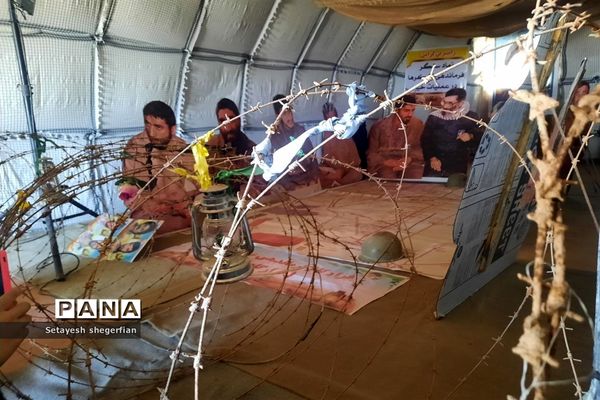 حضور دختران ناحیه ۶ مشهد در اردوی راهیان نور