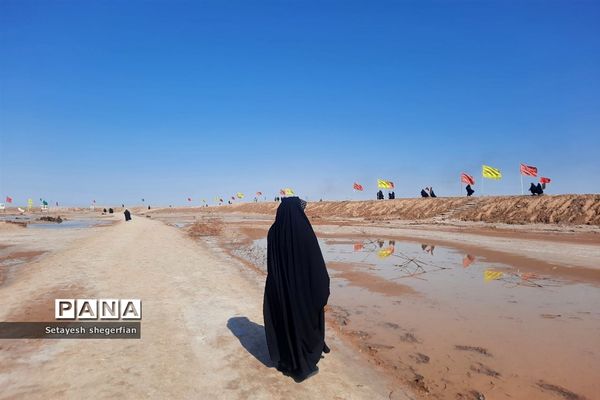 حضور دختران ناحیه ۶ مشهد در اردوی راهیان نور