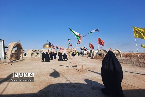 حضور دختران ناحیه ۶ مشهد در اردوی راهیان نور